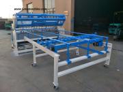 сварная машина для сетки - Ширина сетки 2000мм
Мак. количество электров 40
Диаметр проволоки 3,0-5,0мм
Ячейка 50*50-200*200мм
Режим подачи поперечной проволоки С бункера
Режим подачи продольной проволоки С бухты
Настраивание размера между продольными проволоками вручную
Настраивание размера между поперечными проволоками автомат