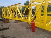 Козловой кран. - Ремонт металлоконструкций козлового крана.