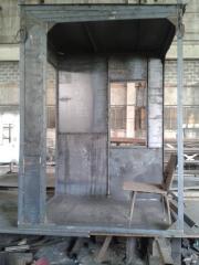 Козловой кран. - Ремонт кабины козлового крана.