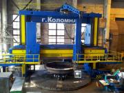 Токарно-карусельный станок модели КУ101 - В марте 2013г. сдан в эксплуатацию очередной уникальный токарно-карусельный станок. КУ101 оснащен двумя суппортами (левый – токарный, правый - комбинированный токарно-фрезерно-расточный), обрабатываемая деталь до 8-ми м. в диаметре.
Цель модернизации - получение дополнительных возможностей обработки (криволинейных поверхностей одновременно двумя суппортами, нарезание резьбы, точное позиционирование планшайбы для выполнения сверлильно-фрезерно-расточных операций правым суппортом) с использованием УЧПУ.